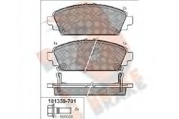 R BRAKE RB1359-701