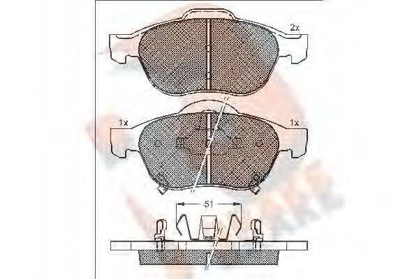 R BRAKE RB1556