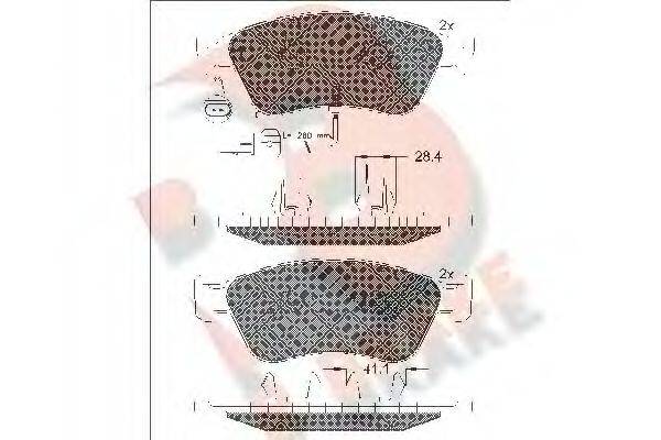 R BRAKE RB1725