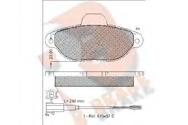 R BRAKE RB1844