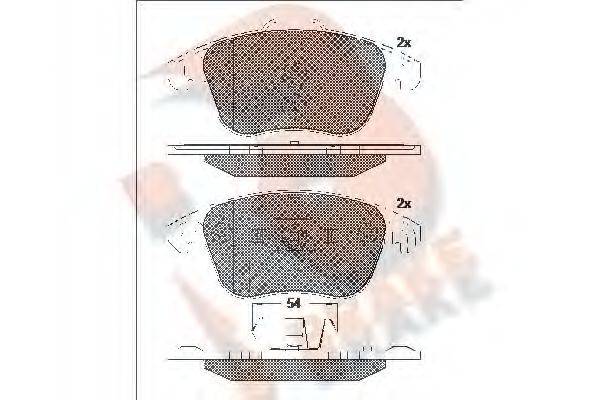 R BRAKE RB1866-200