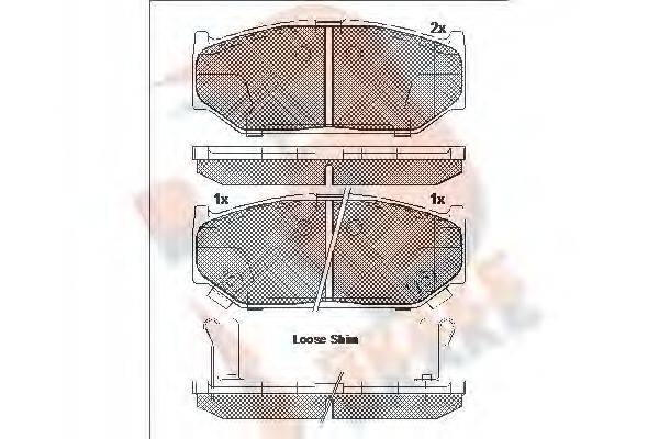 R BRAKE RB2045