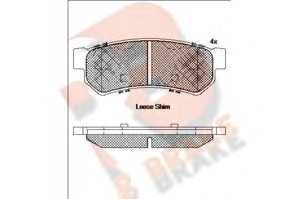 R BRAKE RB2058