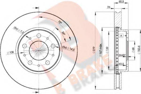 R BRAKE 78RBD21788