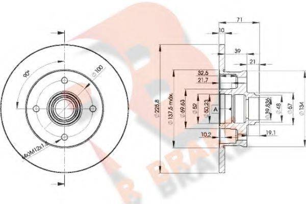 R BRAKE 78RBD13393