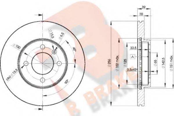 R BRAKE 78RBD23790