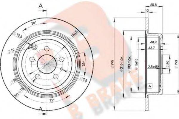 R BRAKE 78RBD24621