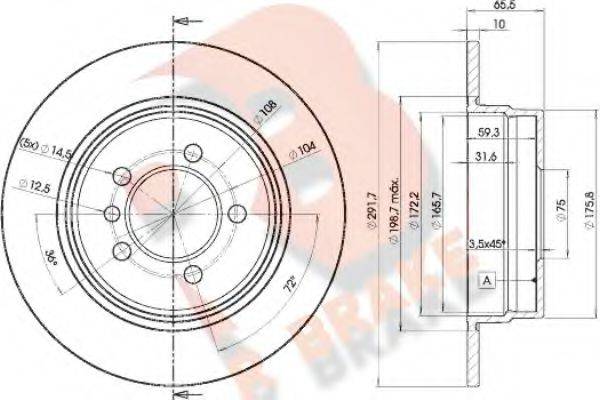 R BRAKE 78RBD24647