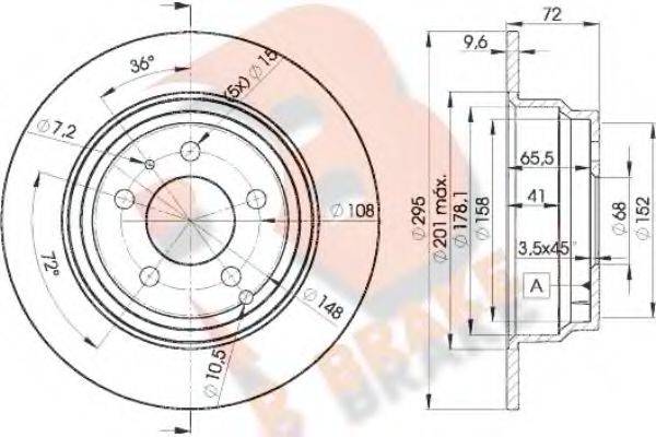 R BRAKE 78RBD27940