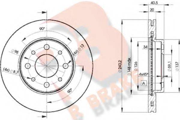 R BRAKE 78RBD28929