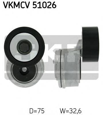 SKF VKMCV51026 Натяжний ролик, полікліновий ремінь