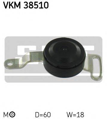 SKF VKM38510 Натяжний ролик, полікліновий ремінь