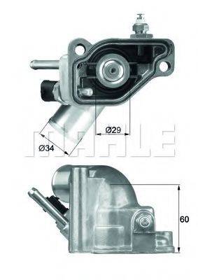 VAUXHALL 93174557 Термостат, охолоджуюча рідина