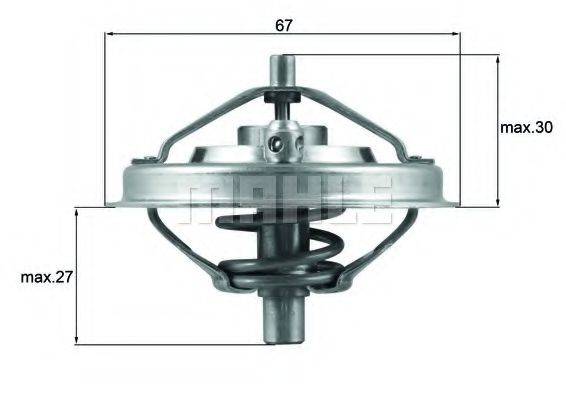 VW 07K 121 113 B Термостат, охолоджуюча рідина