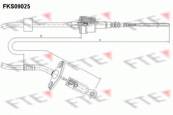 FTE FKS09025 Трос, управління зчепленням