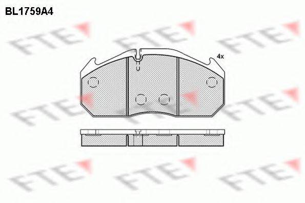 MERCEDES-BENZ 356 421 02 10 Комплект гальмівних колодок, дискове гальмо