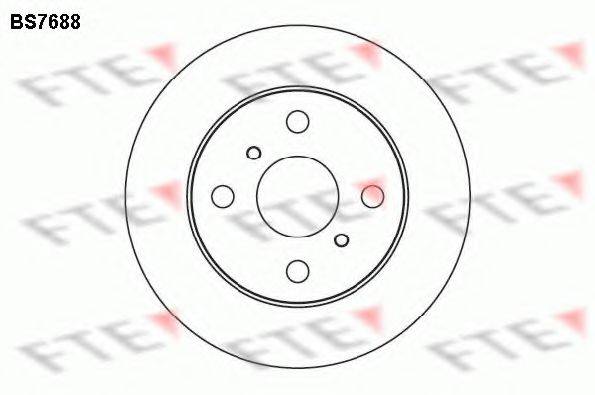 FTE BS7688 гальмівний диск