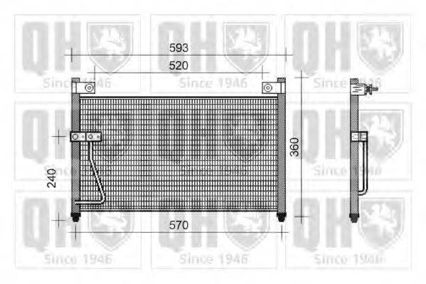 MAZDA GEAT-61-480A Конденсатор, кондиціонер