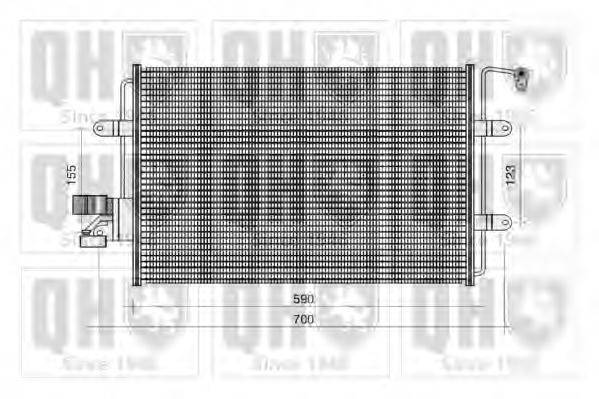 AUDI 1C0 820 413 Конденсатор, кондиціонер