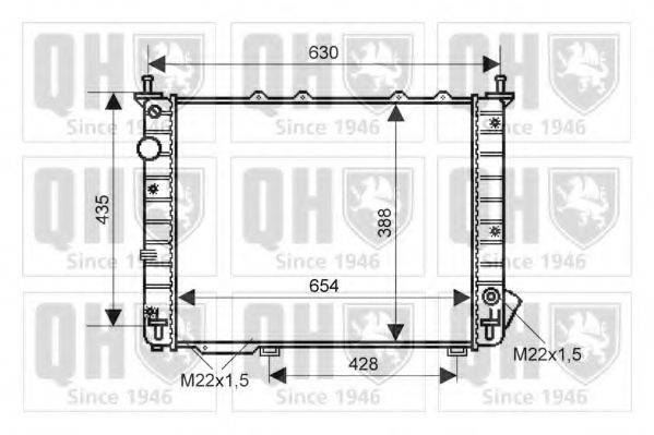 FIAT 46442086 Радіатор, охолодження двигуна