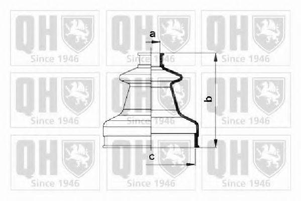 QUINTON HAZELL QJB1041 Комплект пильника, приводний вал