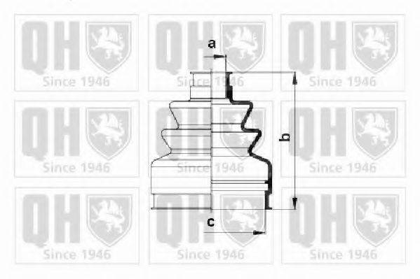 CITROEN 9403293858 Пильовик, приводний вал