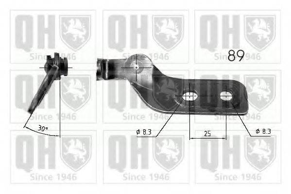 QUINTON HAZELL QTS840220 Газова пружина, кришка багажника