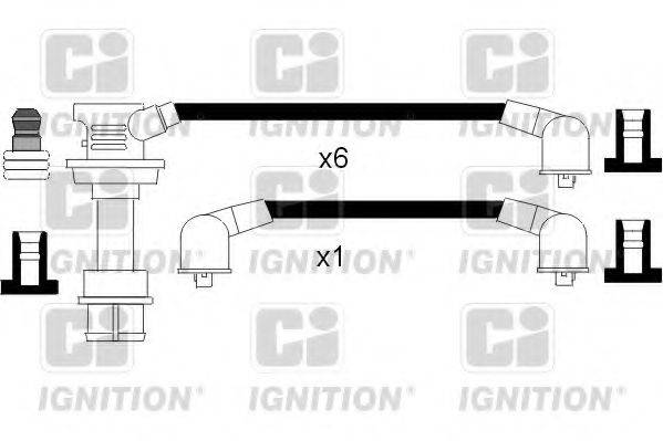 TOYOTA 9091921437 Комплект дротів запалювання