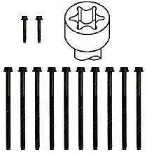 ELRING 156550 Комплект болтів головки цилідра