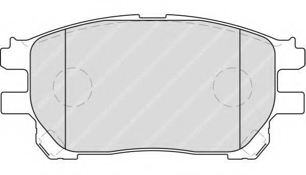 FERODO FDB1868 Комплект гальмівних колодок, дискове гальмо