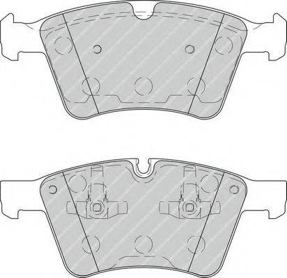 FERODO FDB4189 Комплект гальмівних колодок, дискове гальмо