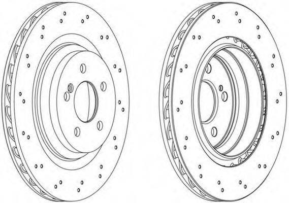 BRAKE ENGINEERING DI956288 гальмівний диск