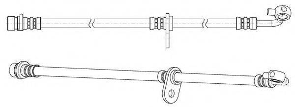 HONDA 01464SWA010 Гальмівний шланг