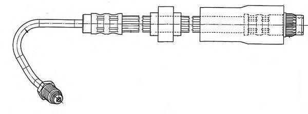 FERODO FHY3012 Гальмівний шланг