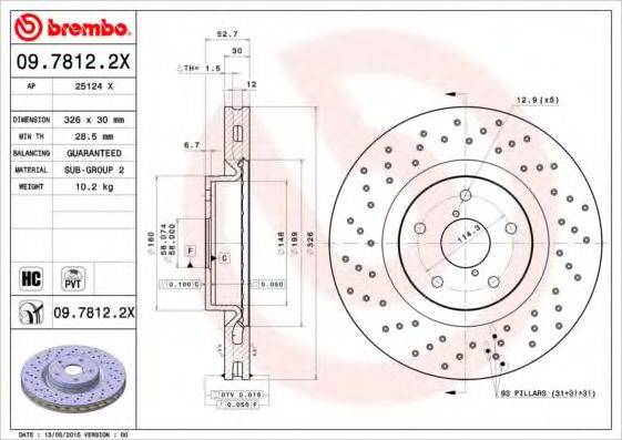 BREMBO 09.7812.2X