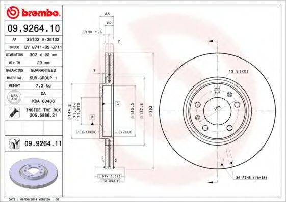 BREMBO 09.9264.10