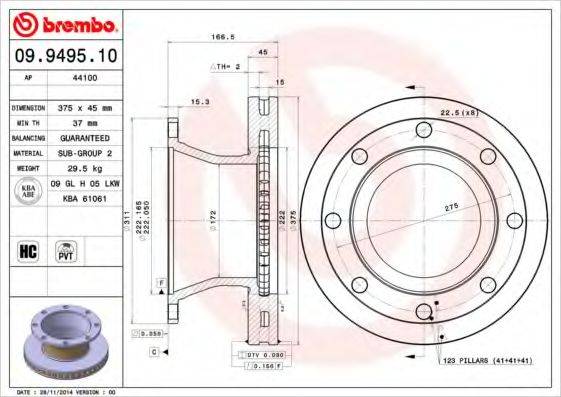 BREMBO 09.9495.10