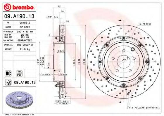 NISSAN 43206KJ10A гальмівний диск