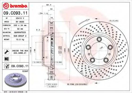 BREMBO 09.C093.11