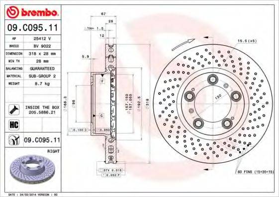 BREMBO 09.C095.11