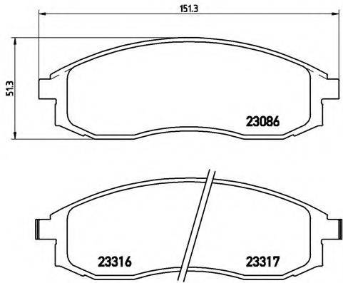 BREMBO P 54 032