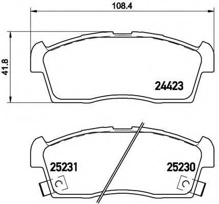 BREMBO P 61 108