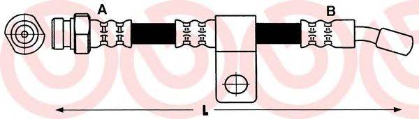 BREMBO T30017 Гальмівний шланг