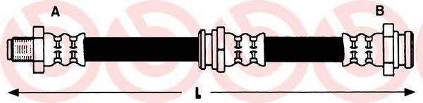 BREMBO T79040 Гальмівний шланг