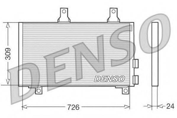 DENSO DCN11003 Конденсатор, кондиціонер