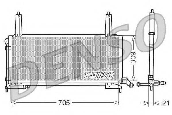 DENSO DCN11006 Конденсатор, кондиціонер