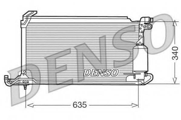 VW 535820411C Конденсатор, кондиціонер