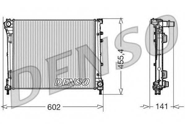 DENSO DRM09160 Радіатор, охолодження двигуна