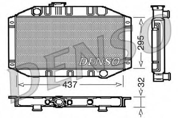 FORD 3034E8005A Радіатор, охолодження двигуна