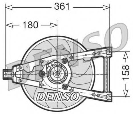 FIAT 7694871 Вентилятор, охолодження двигуна